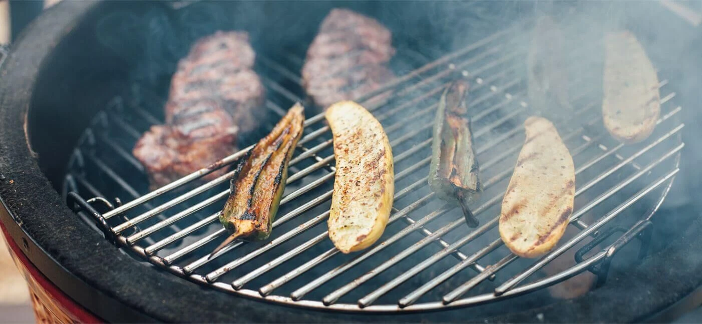 Kamado Joe halve maan rooster voor Classic Joe rvs Kamado Joe Halve Maan Rooster Voor Classic Joe Rvs -Keuken Grill Winkel 2016 0408 48 1