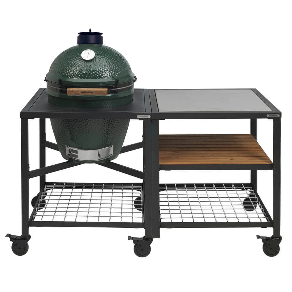 Big Green Egg Modular Outdoor Workspace compleet systeem SS-Wood-Grid incl. Large barbecue Big Green Egg Modular Outdoor Workspace Compleet Systeem SS-Wood-Grid Incl. Large Barbecue -Keuken Grill Winkel 2019 egg frame l expansion frame ss wood grid