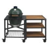 Big Green Egg Modular Outdoor Workspace Compleet Systeem Wood-Wood-Wood Incl. Large Barbecue -Keuken Grill Winkel 2019 egg frame l expansion frame wood wood wood