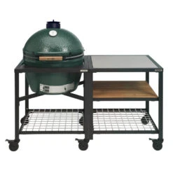 Big Green Egg Modular Outdoor Workspace Compleet Systeem SS-Wood-Grid Incl. Extra Large Barbecue