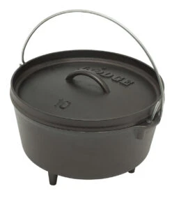 Lodge Logic Deep Camp Dutch Oven ø 25,4 Cm Gietijzer Zwart