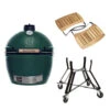 Big Green Egg Extra Large Barbecue ø 67,5 Cm Keramiek Groen Met Onderstel En Acaciahouten Zijtafels -Keuken Grill Winkel bge hoofd 1 xlarge nest acacia mates
