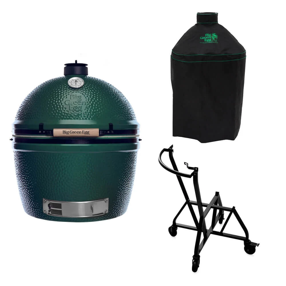 Big Green Egg Extra Extra Large ø 74,3 cm keramiek groen met IntEGGrated Nest, Handler en hoes Big Green Egg Extra Extra Large ø 74,3 Cm Keramiek Groen Met IntEGGrated Nest, Handler En Hoes -Keuken Grill Winkel bge hoofd
