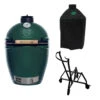 Big Green Egg Large Barbecue ø 47 Cm Keramiek Groen Met IntEGGrated Nest, Handler En Hoes -Keuken Grill Winkel bge hoofd 2 large integgrated nest handler cover 1