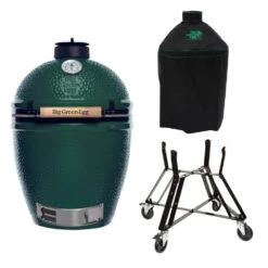 Big Green Egg Large Barbecue ø 47 Cm Keramiek Groen Met Onderstel En Hoes -Keuken Grill Winkel bge hoofd 2 large nest cover