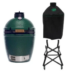 Big Green Egg Medium Barbecue ø 38 Cm Keramiek Groen Met Onderstel En Hoes -Keuken Grill Winkel bge hoofd 2 medium nest cover