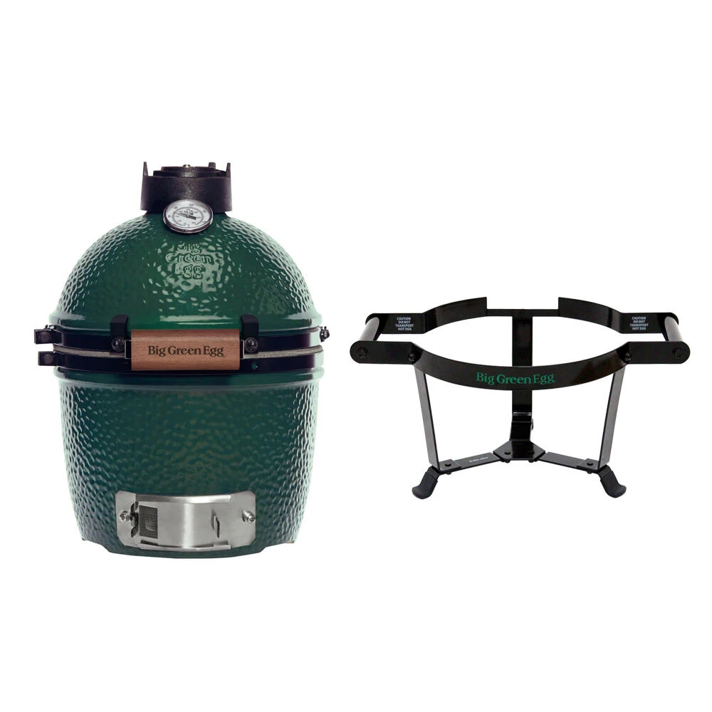 Big Green Egg Mini barbecue ø 25 cm keramiek groen met Carrier Big Green Egg Mini Barbecue ø 25 Cm Keramiek Groen Met Carrier -Keuken Grill Winkel bge hoofd 2 mini carrier