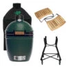 Big Green Egg Small Barbecue ø 33 Cm Keramiek Groen Met Onderstel, Acaciahouten Zijtafels En Hoes -Keuken Grill Winkel bge hoofd 2 small nest acacia handler cover