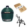 Big Green Egg Extra Large Barbecue ø 67,5 Cm Keramiek Groen Met IntEGGrated Nest, Handler En Acaciahouten Zijtafels 1 Big Green Egg Extra Large Barbecue ø 67,5 Cm Keramiek Groen Met IntEGGrated Nest, Handler En Acaciahouten Zijtafels -Keuken Grill Winkel bge hoofd 2 xlarge integgrated nest handler acacia mates