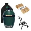 Big Green Egg Medium Barbecue ø 38 Cm Keramiek Groen Met IntEGGrated Nest, Handler, Acaciahouten Zijtafels En Hoes -Keuken Grill Winkel bge hoofd 4 2 large integgrated nest handler acacia mates cover 1
