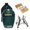 Big Green Egg Large Barbecue ø 47 Cm Keramiek Groen Met Onderstel, Acaciahouten Zijtafels En Hoes -Keuken Grill Winkel bge hoofd 4 2 large nest acacia mates cover
