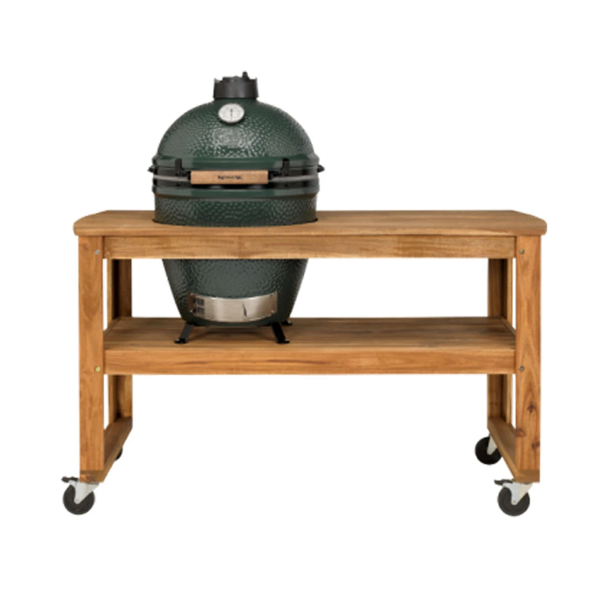 Big Green Egg Acacia Table Incl. Nest, Wielen En Extra Large Barbecue -Keuken Grill Winkel
