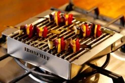 Ironchef Lavagrillpan 26 X 21 Cm Rvs -Keuken Grill Winkel eav1100