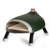 Delivita Diavolo Gas Pizza-oven Compleet Green -Keuken Grill Winkel green oven on angle view