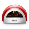 Delivita Houtgestookte Oven 65 X 59 X 39 Cm Chili Red -Keuken Grill Winkel red oven front 1410x1076 crop center