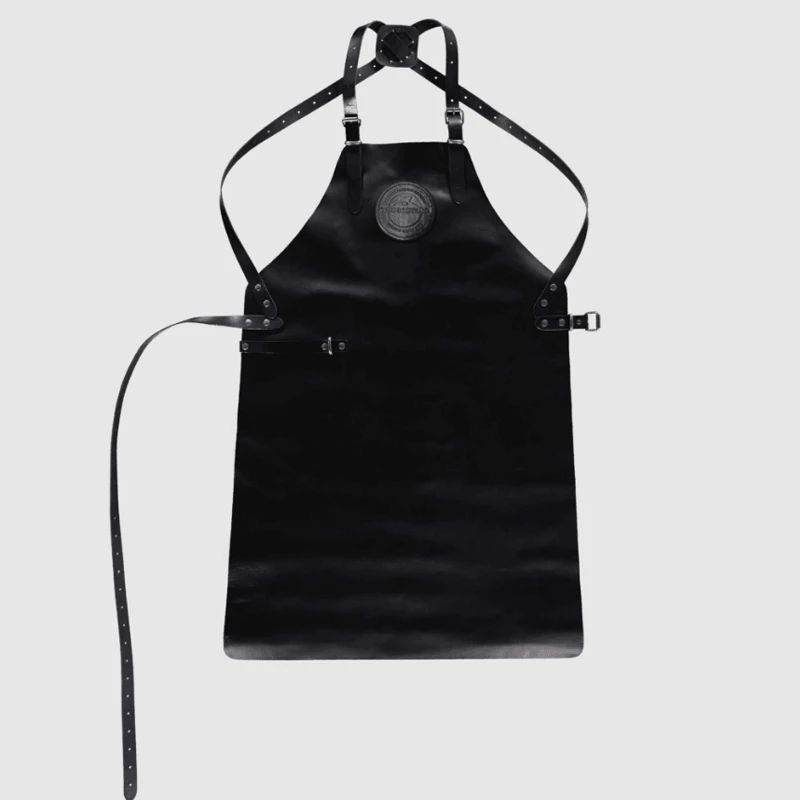 The Bastard schort 82 x 60 cm leer zwart The Bastard Schort 82 X 60 Cm Leer Zwart -Keuken Grill Winkel the bastard schort 82 x 60 cm leer zwart